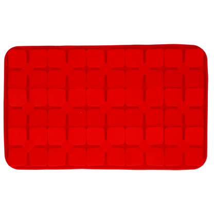 Eat Slow Live Longer Lick Mat Dimensions Flower Red