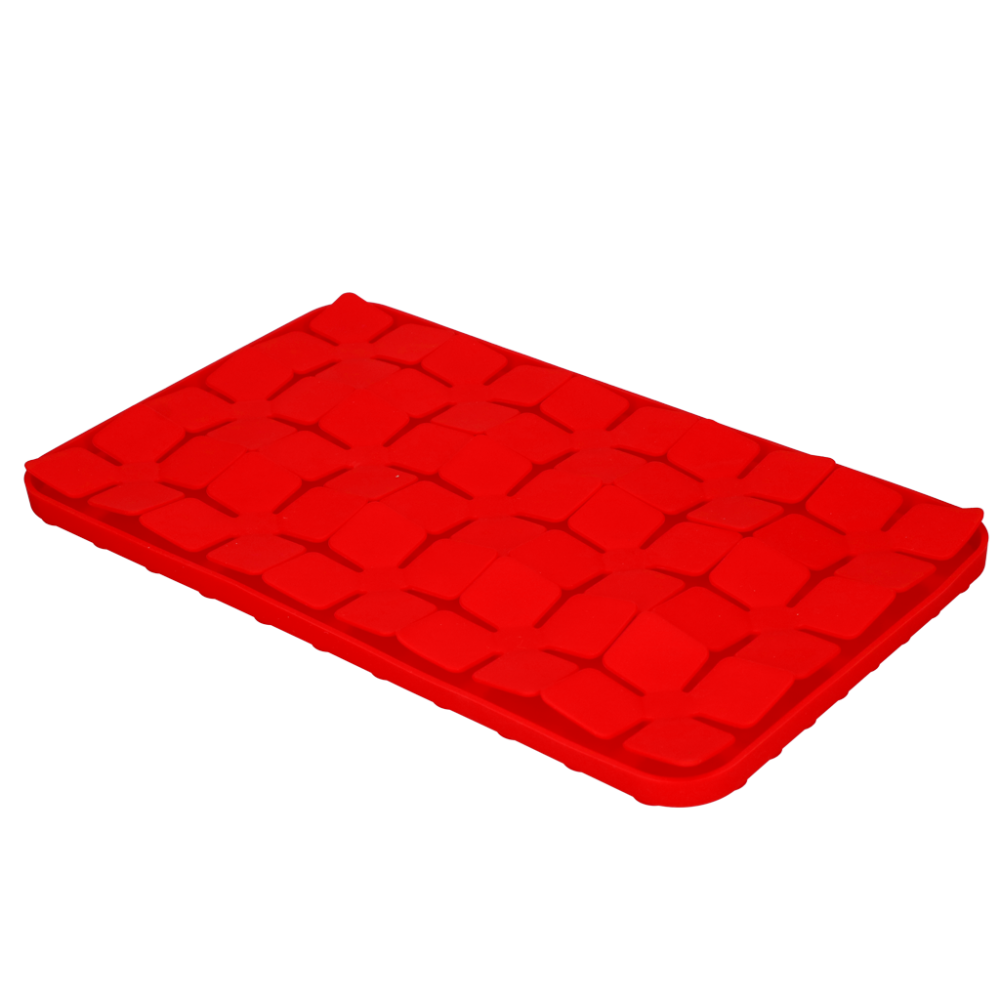Eat Slow Live Longer Lick Mat Dimensions Flower Red