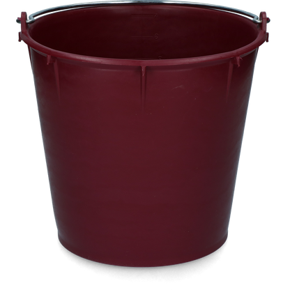 Emmer 7 ltr met beugel bordeaux