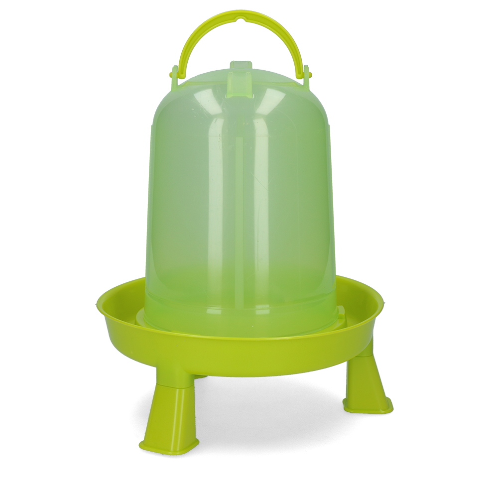 Pluimvee drinktoren 1,5 liter green lemon op pootjes