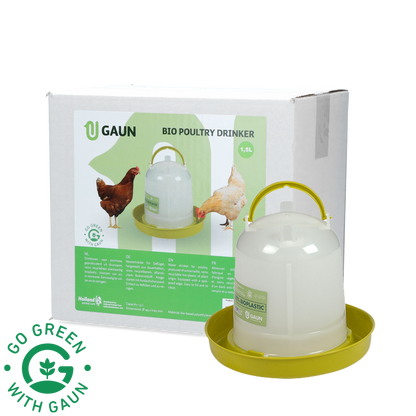 Pluimvee drinktoren 10 l Bio green lemon