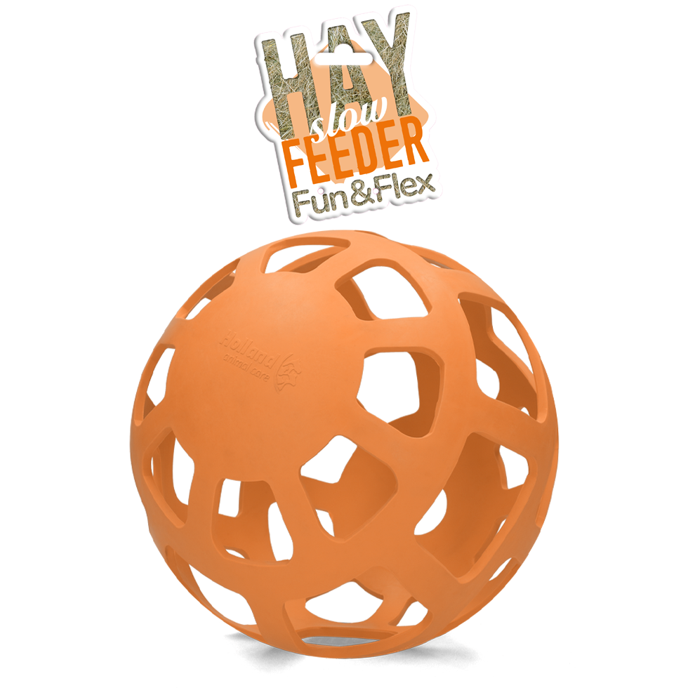 Hay Slowfeeder fun and flex 22 cm Oranje Bal