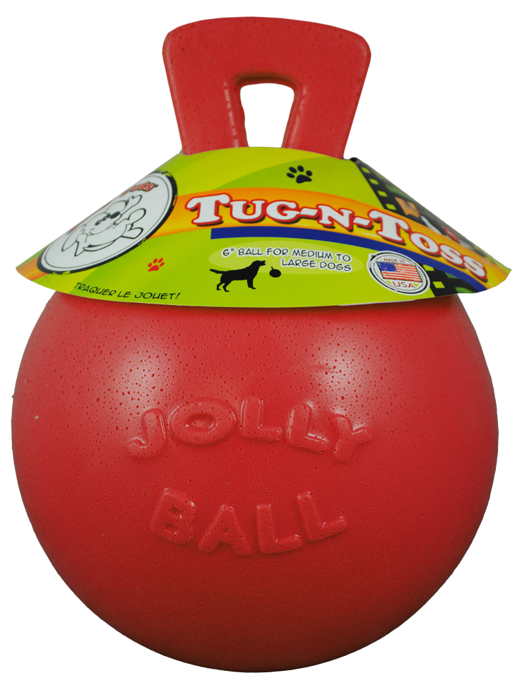 Jolly Tug-n-Toss 15 cm Rood