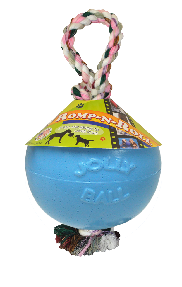 Jolly Ball Romp-n-Roll 15cm Baby Blauw (Bosbessengeur)