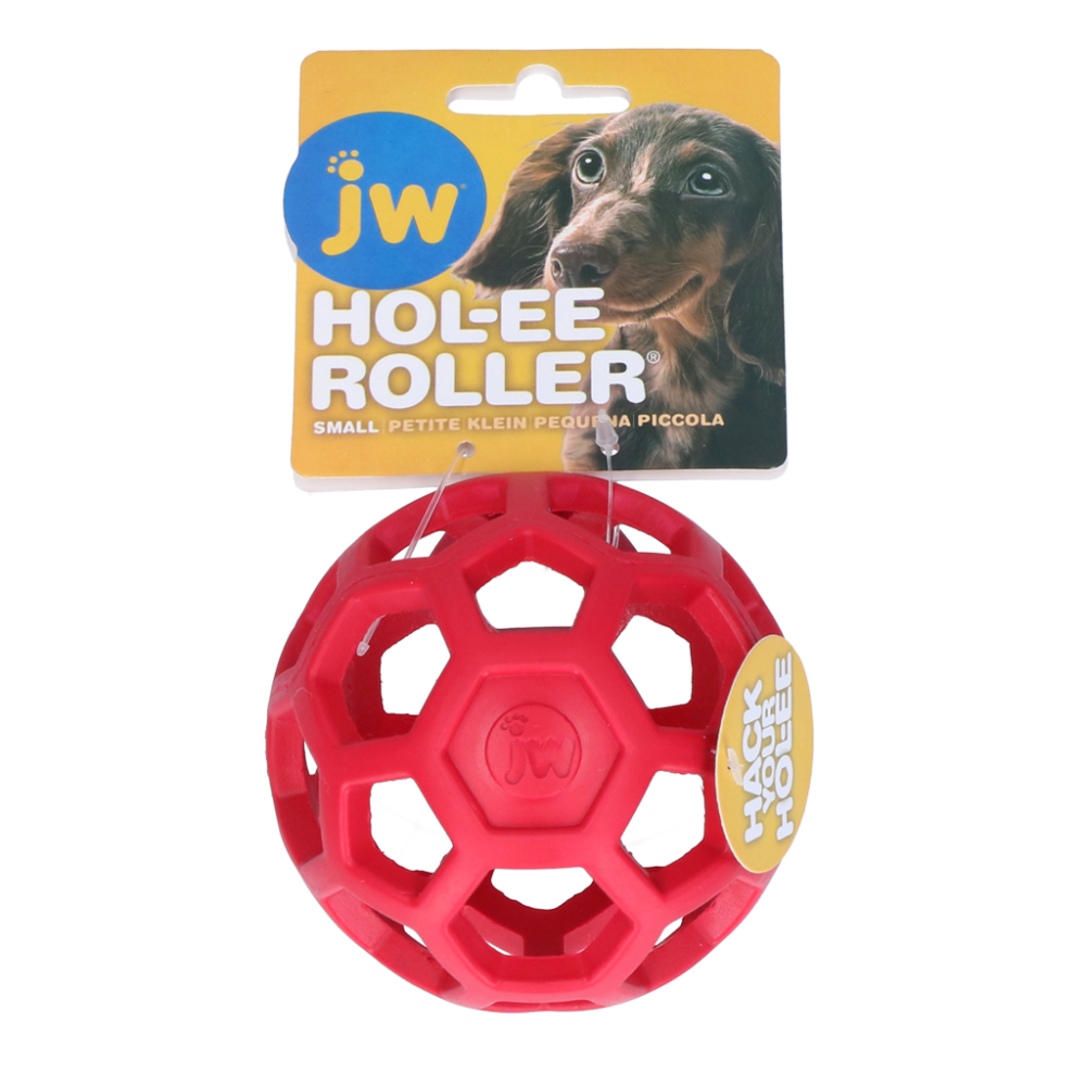 JW HOL-EE ROLLER S 9 cm Red