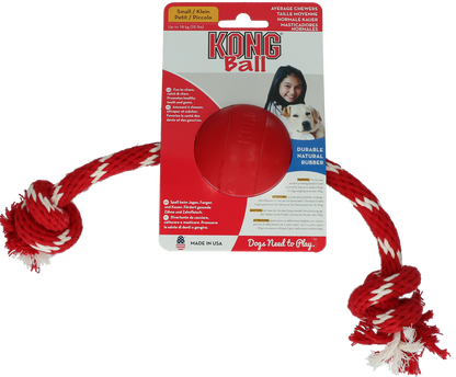 KONG Ball w/Rope Small