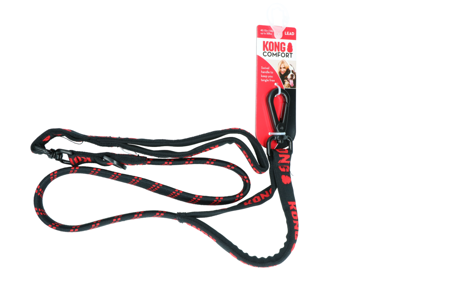 KONG Zero-shock leash One Size Black