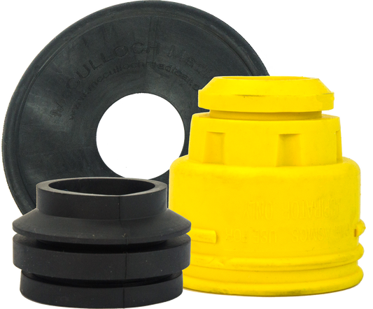 Lam redder Small zwart rubber Diaphragm  25mm