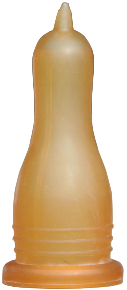 Lamspeen bruin voor op bierfles zacht