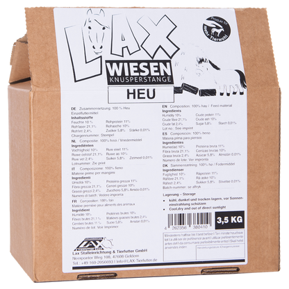 Lax Hooi knabbelblok voor Paarden