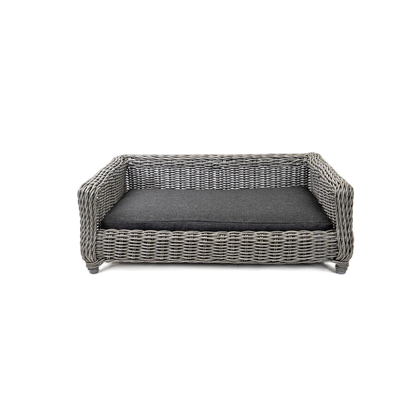 Let&#039;s Sleep Cozy Basket Rieten Hondenmand M Antraciet