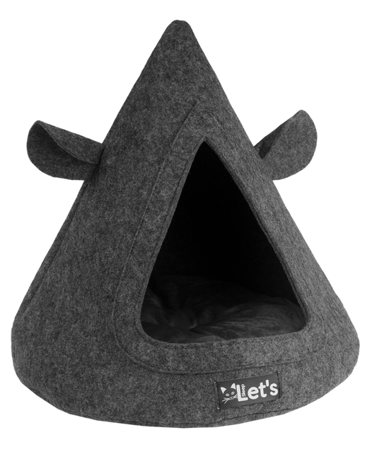 Let&#039;s sleep Pet Cave TeePee Antraciet