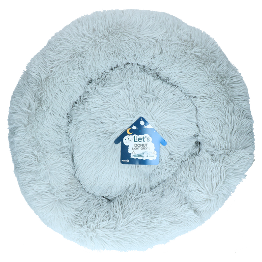 Let&#039;s Sleep Donut 60 cm Lichtgrijs