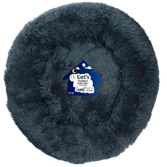 Let&#039;s Sleep Donut 100 cm Donkergrijs