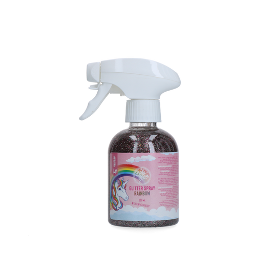 Lucky Horse Unicorn Rainbow Glitter Spray