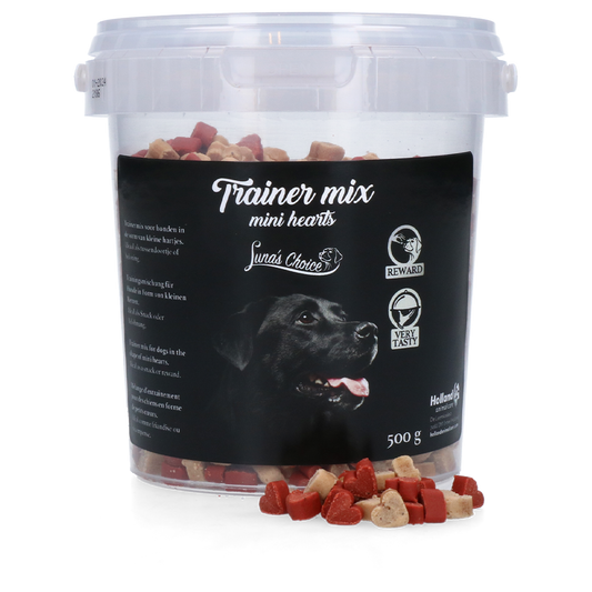 Luna&#039;s Choice Trainermix Hartjes Mini zalm