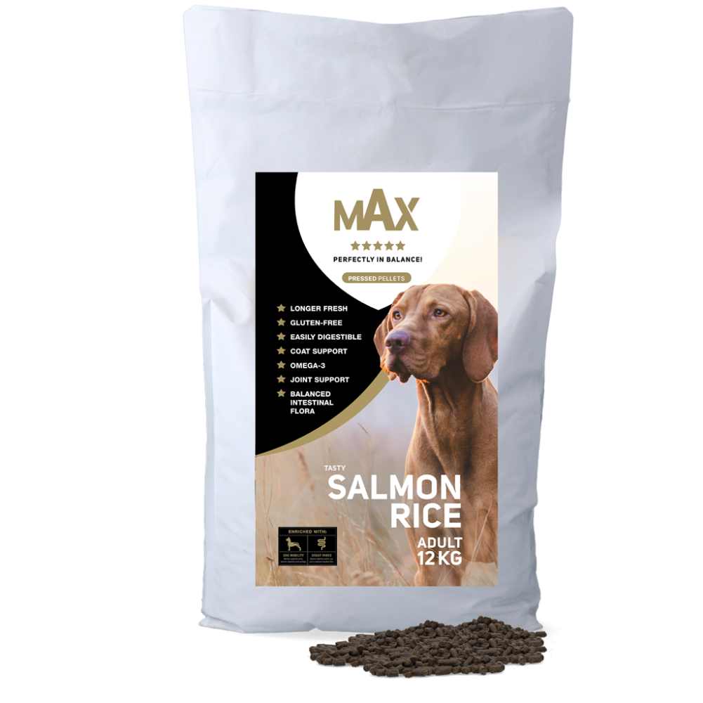 Max Adult zalm/rijst geperst