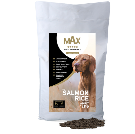 Max Adult zalm/rijst geperst