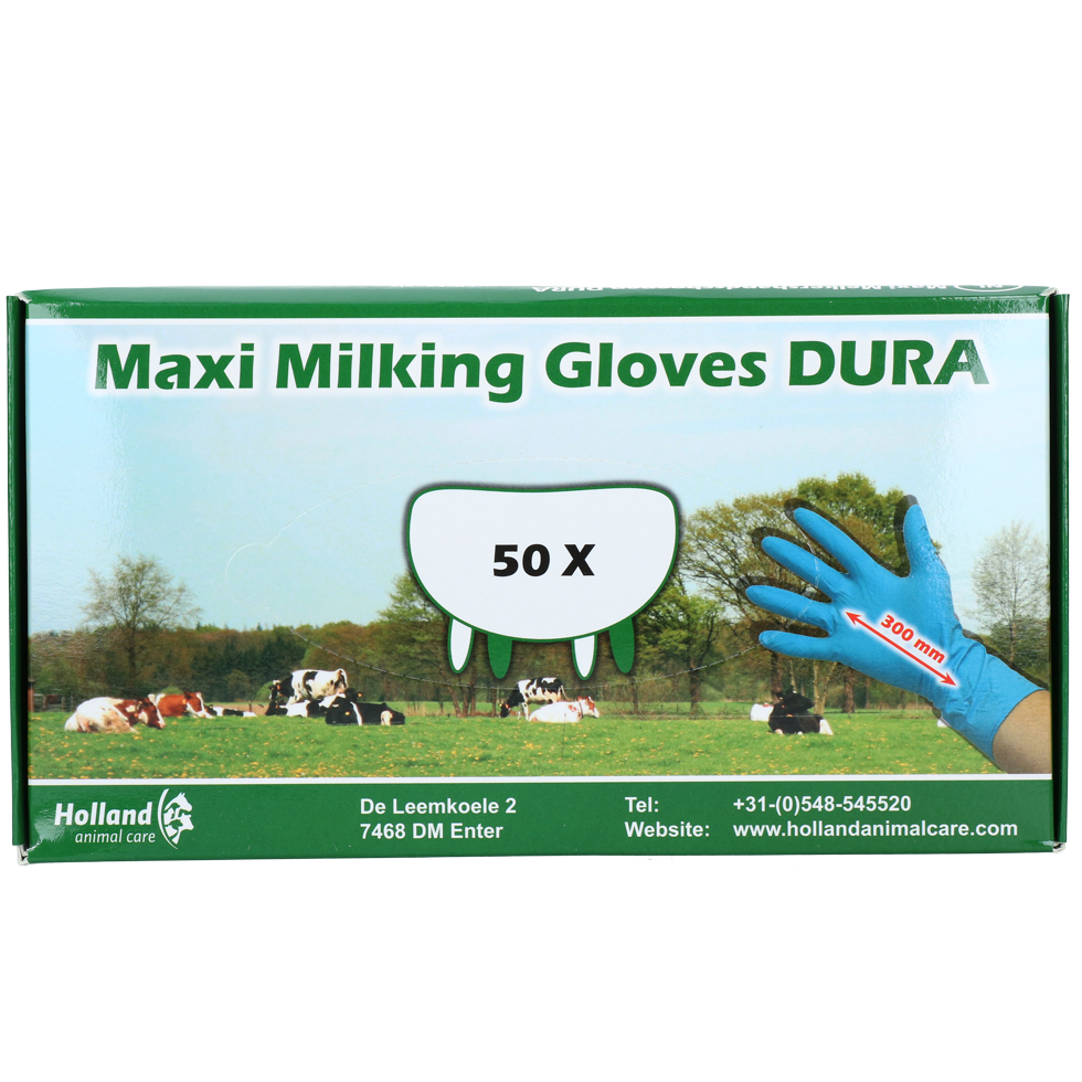 Melkershandschoen 8 mil Dura 30cm maat XL 9-10