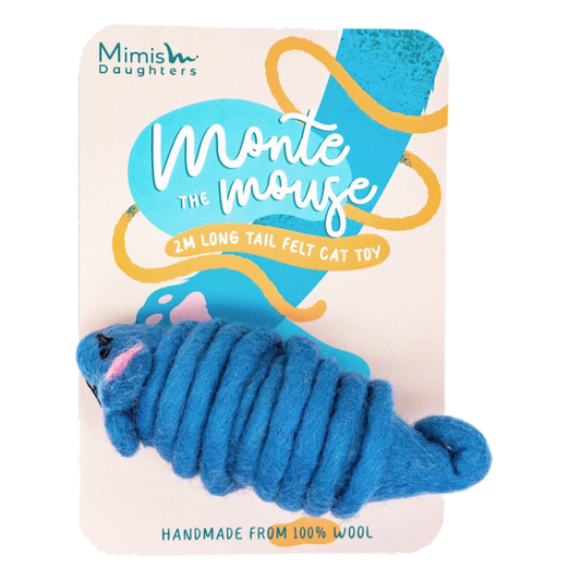Mimis Daughters Monte the Mouse Light blue