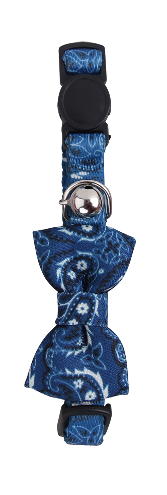 Cat collar w/Bowknot blauw