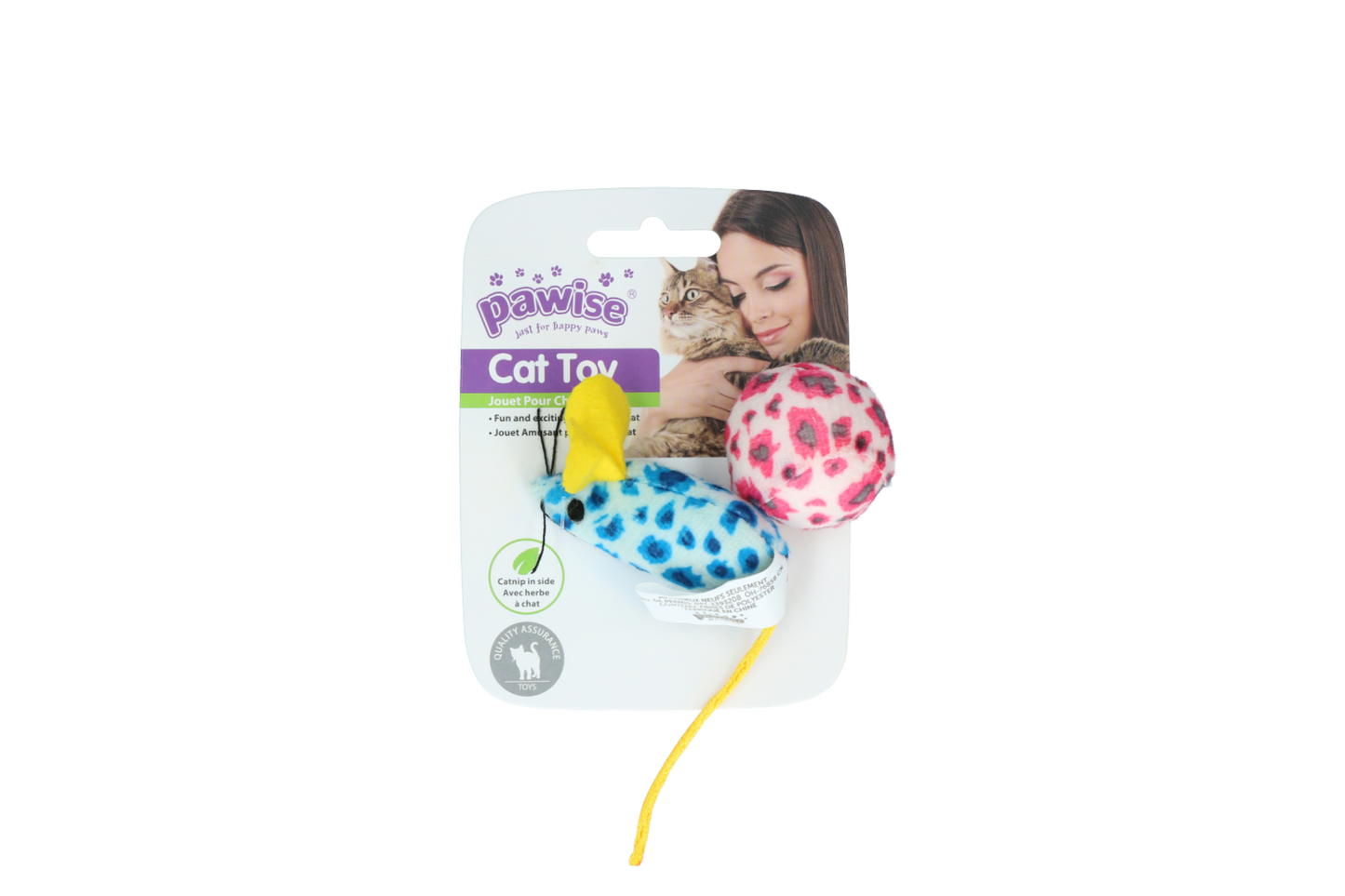 Pawise Cat Toy - Mice &amp; Ball