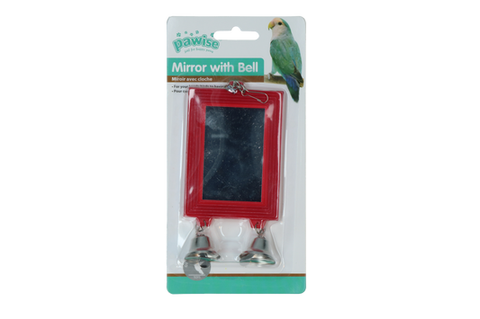 Pawise Bird Mirror with bell