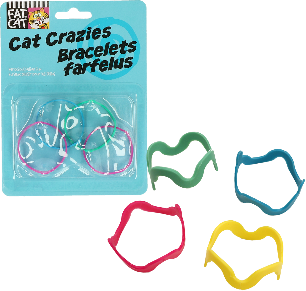 FatCat Cat Crazies Bracelets (multicolor) 4st