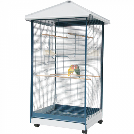 TOPMAST STRONG VOGELVOLIERE KROMSNAVELS REFUGIO - ANTRACIET - 66 X 59 X 146 CM